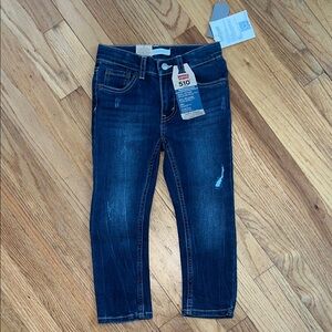 NWT Levi's Kids Dark Blue Denim Jeans